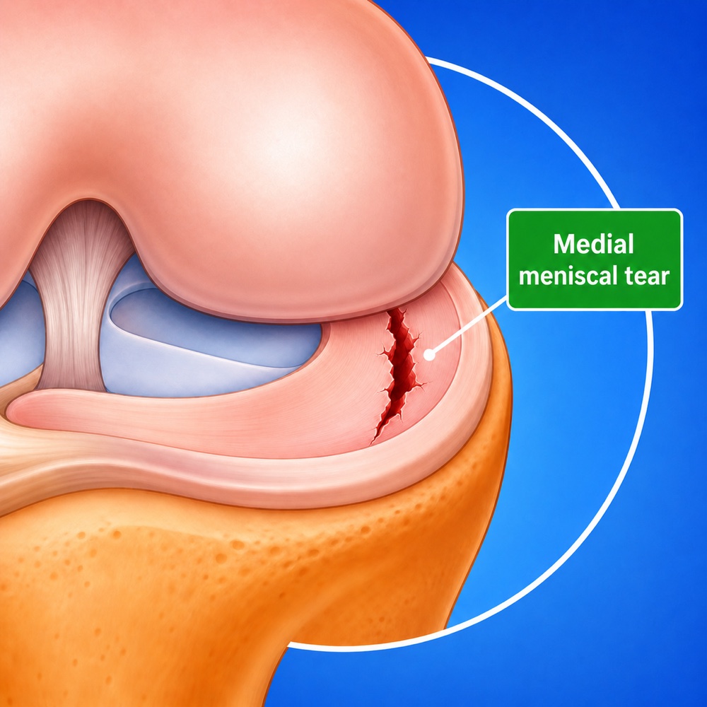 Meniscal tear anatomy