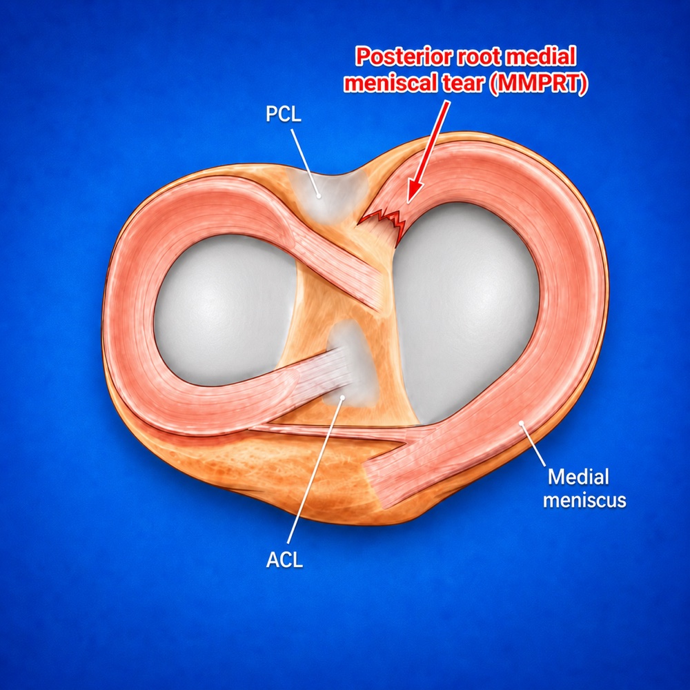 Meniscal root tear