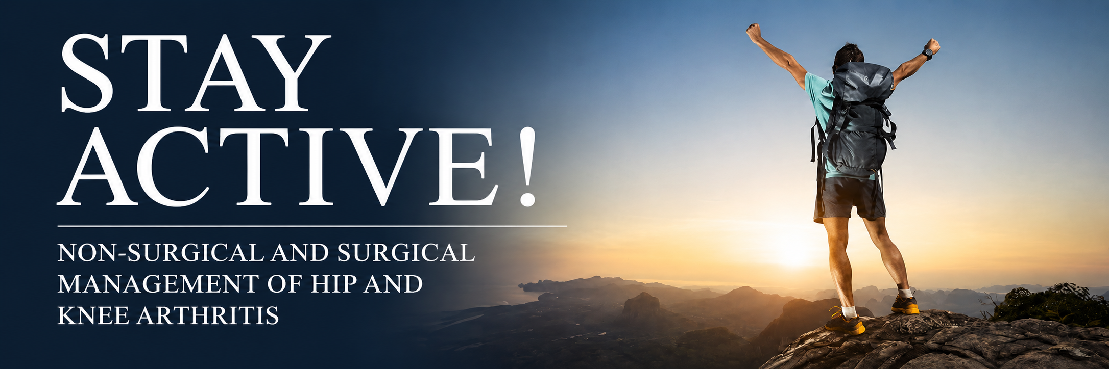 Stay active with orthopaedic care.